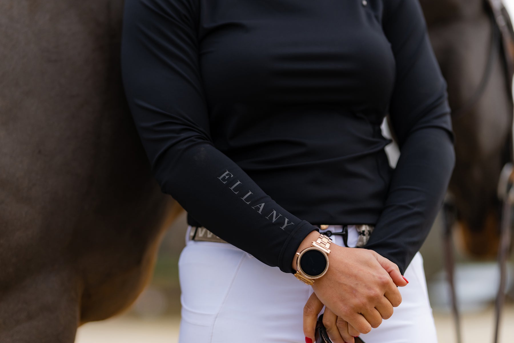 Ellany Fig Stirrup Elastic Belt — Le Fash - For the modern equestrian